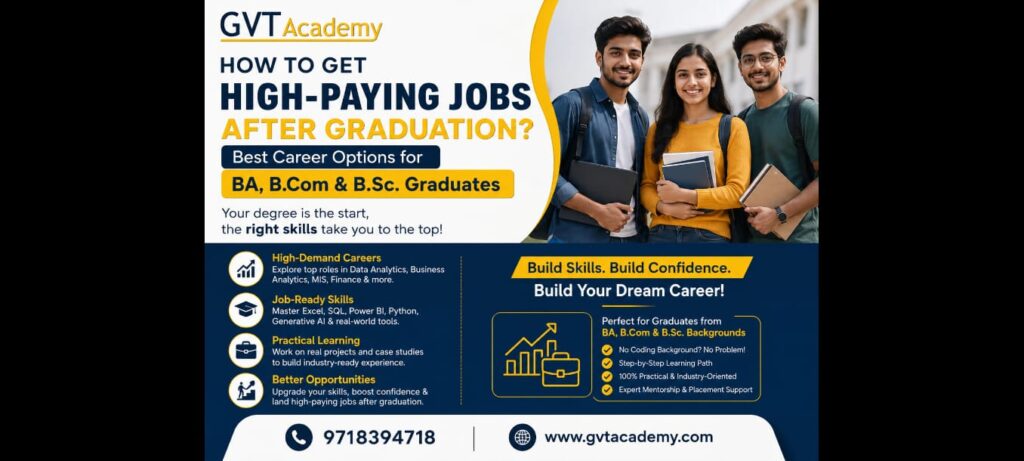 How to Get High-Paying Jobs After Graduation? Best Career Options for BA, B.Com & B.Sc. Graduates How to Get High-Paying Jobs After Graduation? Best Career Options for BA, B.Com & B.Sc. Graduates